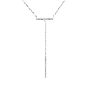 Adiel Bar Drop Lariat Necklace